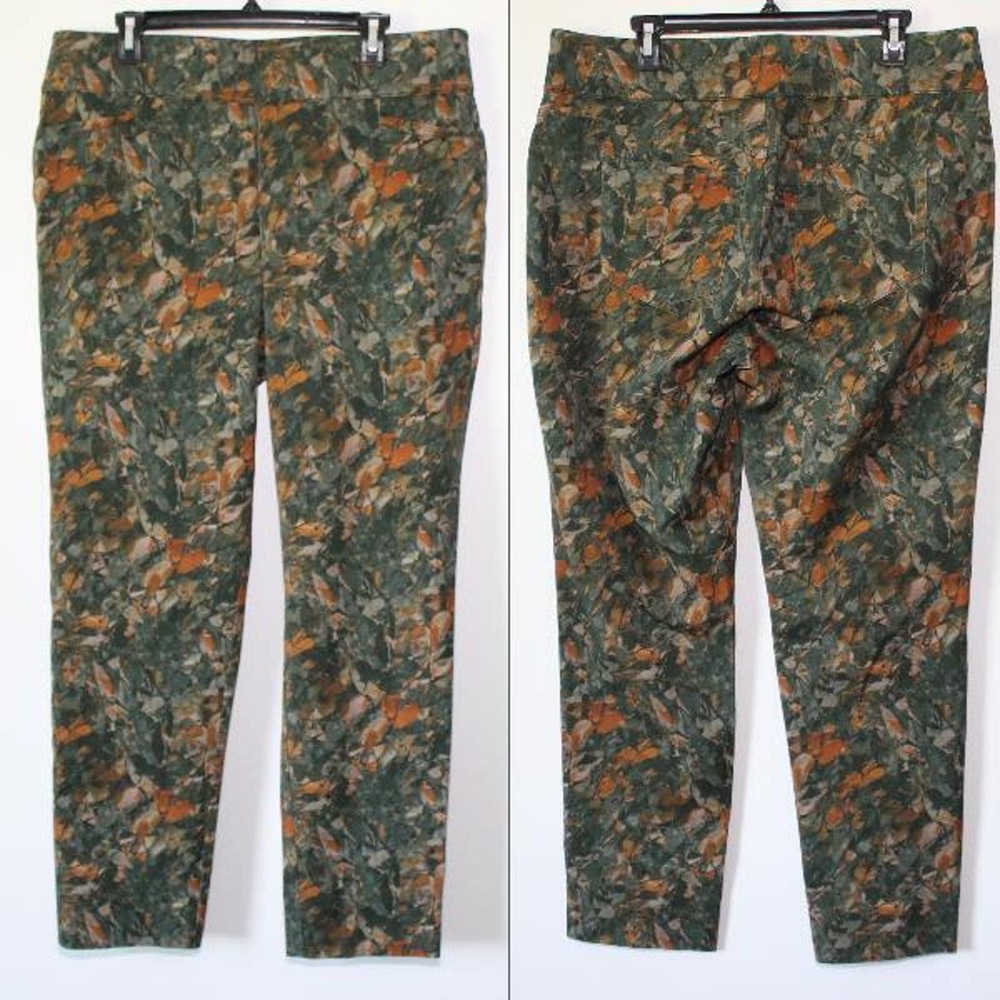 Soft Surroundings Superla Stretch Pull On Artisan Straight Leg Pants XL H13103 - Picture 11 of 12